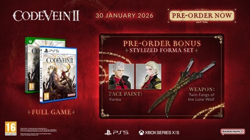 Gra PS5 CENEGA Code Vein II na Arena.pl