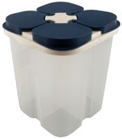 POJEMNIK PRODUKTY SYPKIE PRZYPRAWY 1,8 L DOZOWNIK DZIELONY Z PRZEGRÓDKAMI