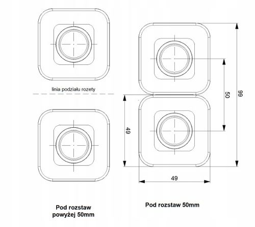 Zawór termostatyczny trójosiowy czarny All in One TULLY na Arena.pl