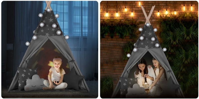 namiot tipi bawełniany - Gwiazdy MAŁPISZON zdjęcie 2