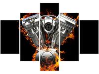 OBRAZ SILNIK V2 HARLEY DAVIDSON