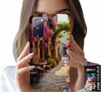 ETUI DO SAMSUNG GALAXY S20 LITE - MALOWNICZA ULICZKA Z KAWIARNIĄ + SZKŁO