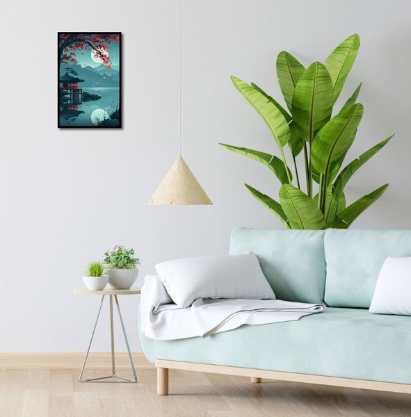 Plakat 30x45cm Japoński Pawilon zdjęcie 4