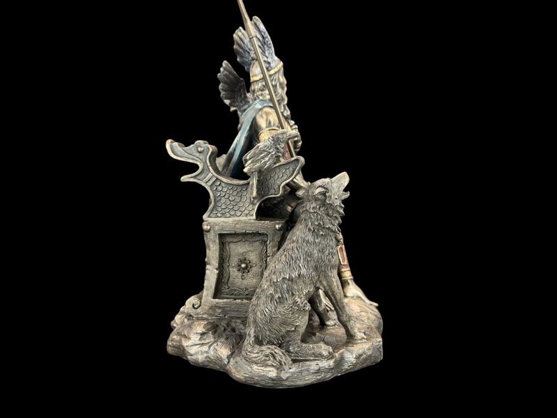 NORDYCKI BÓG ODYN SIEDZĄCY VERONESE (WU69116A4 zdjęcie 2