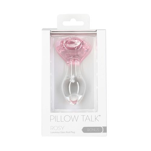 rosy luxurious glass anal plug pillow talk na Arena.pl