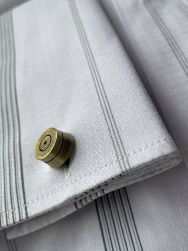 Spinki do mankietów EXC Nabój Naboje Łuski Shot Gun dla myśliwego żołnierza na Arena.pl