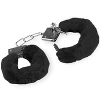 MOCNE METALOWE KAJDANKI Z KLUCZYKIEM Czarny