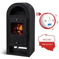 POLSKI PIEC KOZA KOMINEK WOLNOSTOJĄCY STALOWY ECO FI 120MM CZUJNIK CZADU