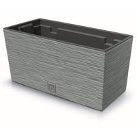 Doniczka skrzynka balkonowa  39,5x18,5x19,5 cm szary