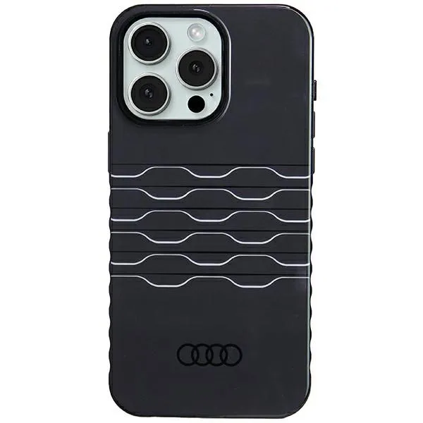 Etui Audi IML MagSafe na iPhone 15 Pro Max - czarne zdjęcie 1