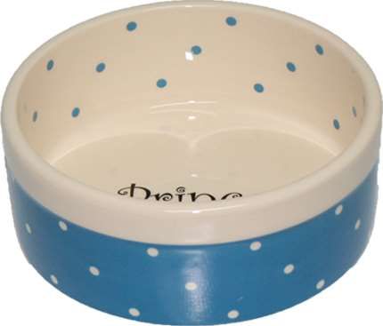 Miska ceramiczna dla psa Prince niebieska 13x5,5cm na Arena.pl