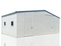 Garaż blaszany/Hala dwuspadowy 9x6m Biały RAL PREMIUM