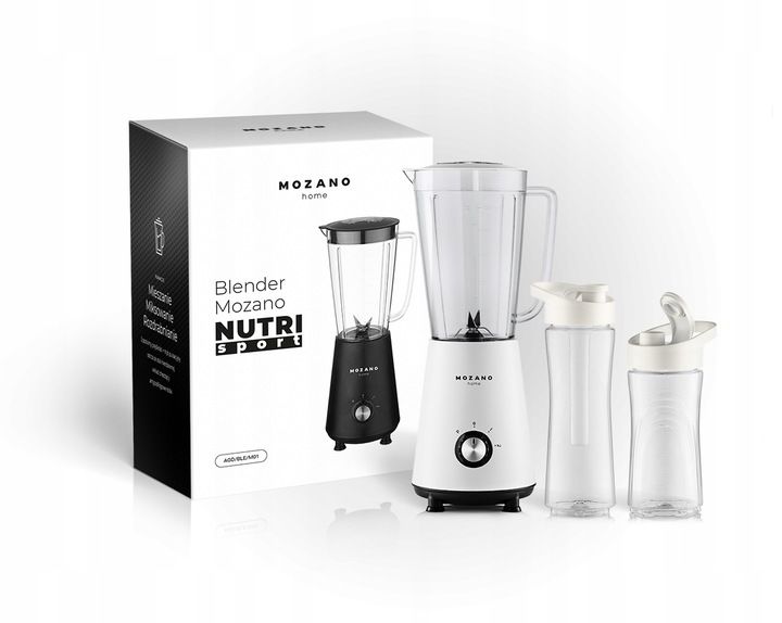 MOCNY BLENDER KIELICHOWY DO KOKTAJLI Smoothie 2 WKŁADY 2 BIDONY MIKSER zdjęcie 15