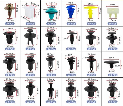 SPINKI KLIPSY KOŁKI DO AUTA TAPICERKI SAMOCHODOWE 900 SZTUK 5x NARZĘDZIA na Arena.pl