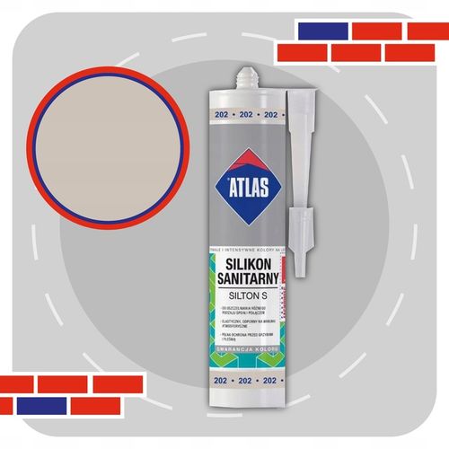 ATLAS SILIKON SILTON S 280ml - 202 POPIELATY na Arena.pl