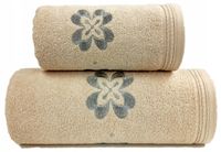 Ręcznik haftowany Novella 70x130 Greno beżowy