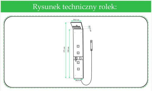 Panel Natryskowy 7059 Wenge na Arena.pl