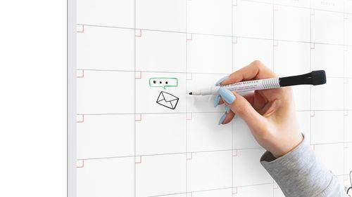 Tablica na lodówkę A3 Planer miesięczny magnetyczny suchościeralny + GRATIS na Arena.pl