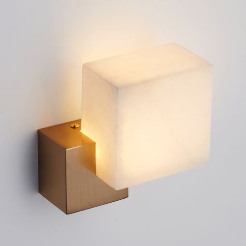 Lampa ścienna CUBO LED złota 18 cm na Arena.pl