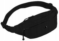 Saszetka damska nerka czarna torba biodrowa na ramię miejska PETERSON