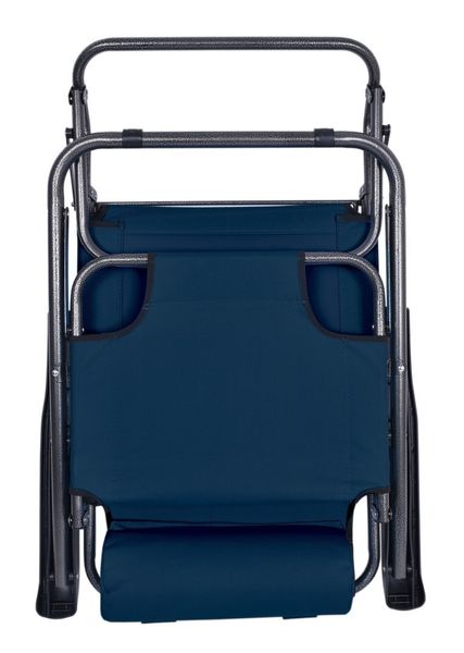 Fotel Leżak LEON granatowy zdjęcie 6