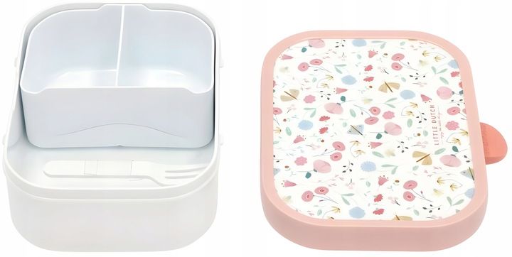 MEPAL LUNCHBOX ŚNIADANIÓWKA DLA DZIECI DO SZKOŁY KWIATY MOTYLKI BEZ BPA zdjęcie 4