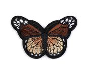 Naprasowanka motyl brązowy 4,5x6,8 cm