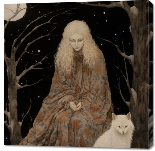 Obraz 100x100cm Stróżka Leśna zdjęcie 1