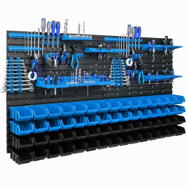 TABLICA ŚCIANKA NARZĘDZIOWA DO GARAŻU 60 KUWET zdjęcie 1