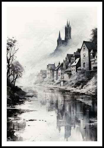 Plakat 61x90,5cm Mglisty Refleks na Arena.pl