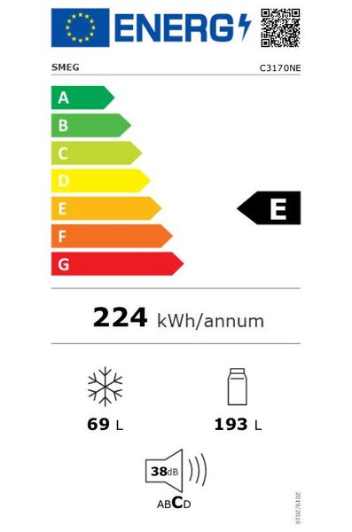 Chłodziarko-zamrażarka SMEG C3170NE zdjęcie 3