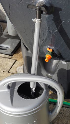 Zbiornik AQUACAN 360 l + przyłącza | Grafit, Pojemność: 360 l, Wymiary 72x80x120 cm, Kolor Grafit, Waterform, Prosperplast na Arena.pl