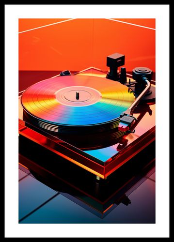 Plakat 30x45cm Wibracje Retro Winyli na Arena.pl