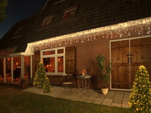 SOPLE 500 LED KURTYNA LAMPKI ZEWNĘTRZNE IP44 FLASH Białe Ciepłe 23M na Arena.pl