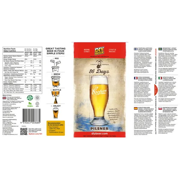 Coopers - 86 Days Pilsner PIWO DOMOWE zdjęcie 5