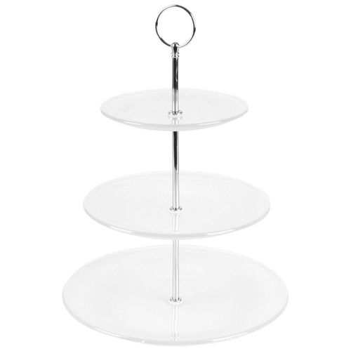 Patera szklana 3-piętrowa 33 cm na Arena.pl