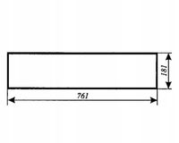 Szyba tylna dolna - tył dolny do ciągnika NEW HOLLAND 7056