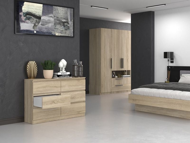 KOMODA MALWA M6 120 - DĄB SONOMA zdjęcie 8