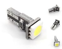 ŻARÓWKA LED 0,25W T5 12V biała 20lm kokpit, zegary