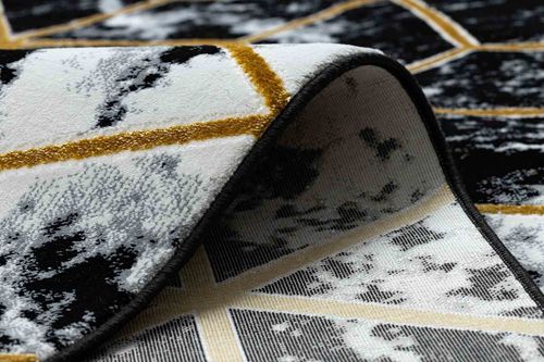 RUG/LU/MOSSE/HEXAGON/BLACK+GREY/80x250 na Arena.pl
