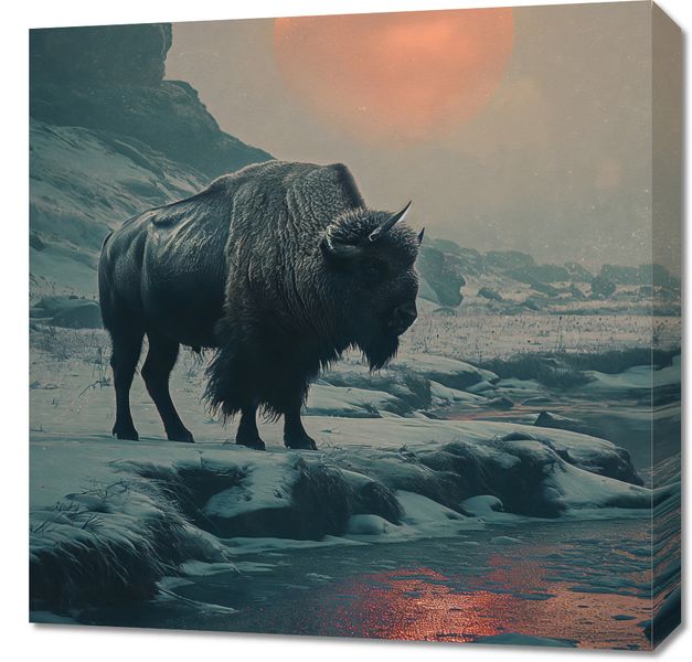 Obraz 60x60cm Żubrowy Monolit zdjęcie 1