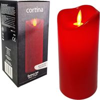 ŚWIECZKA LED WKŁAD DO ZNICZA RUCHOMY PŁOMIEŃ NA BATERIE ŚWIECA 15cm