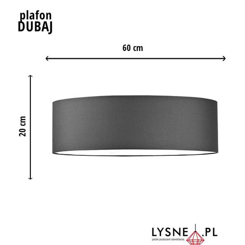 Nowoczesny plafon DUBAJ fi-60 cm na Arena.pl