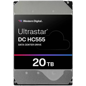 hdd server wd ultrastar dc hc555 (3.5'', 20tb, 512mb, 7200rpm, sata