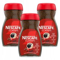 Nescafe Classic kawa rozpuszczalna słoik 3x 200 g