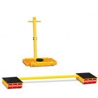 ROLKI TRANSPORTOWE DO MASZYN ZESTAW CORMAK WL18 + WF18 UDŹWIG 36000KG