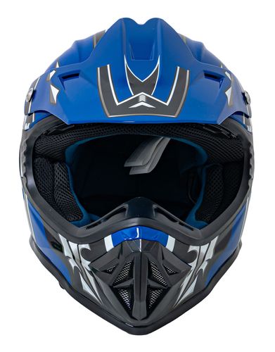 Kask Motocyklowy Enduro Niebieski S na Arena.pl