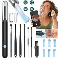 SMART OTOSKOP Z KAMERKĄ WIFI DO CZYSZCZENIA USZU NARZĘDZIA ZESTAW