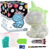 Zestaw Artystyczny Wyklejanka Malowanie Diamentami Figurka Plastyczny Dd122