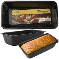 BLACHA DO PIECZENIA CHLEBA CIAST FORMA PROSTOKĄTNA 30 CM NIEPRZYWIERAJĄCA